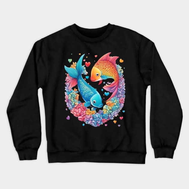 Marine Animal Crewneck Sweatshirt by animegirlnft